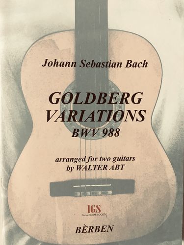 GOLDBERG VARIATIONS complete for 2 Guitars