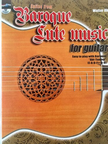 Barocke Lautenmusik für Gitarre, Notenausgabe inkl. CD (Versand)