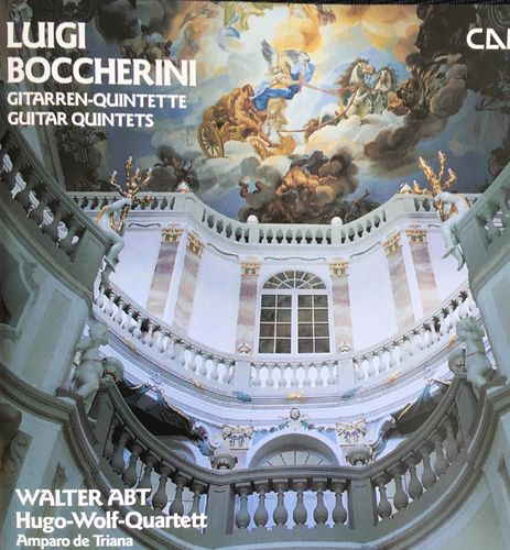 BOCCHERINI GUITAR QUINTETS - HUGO WOLFF QUARTET - WALTER ABT - Amparo de Triana - CD (Versand)